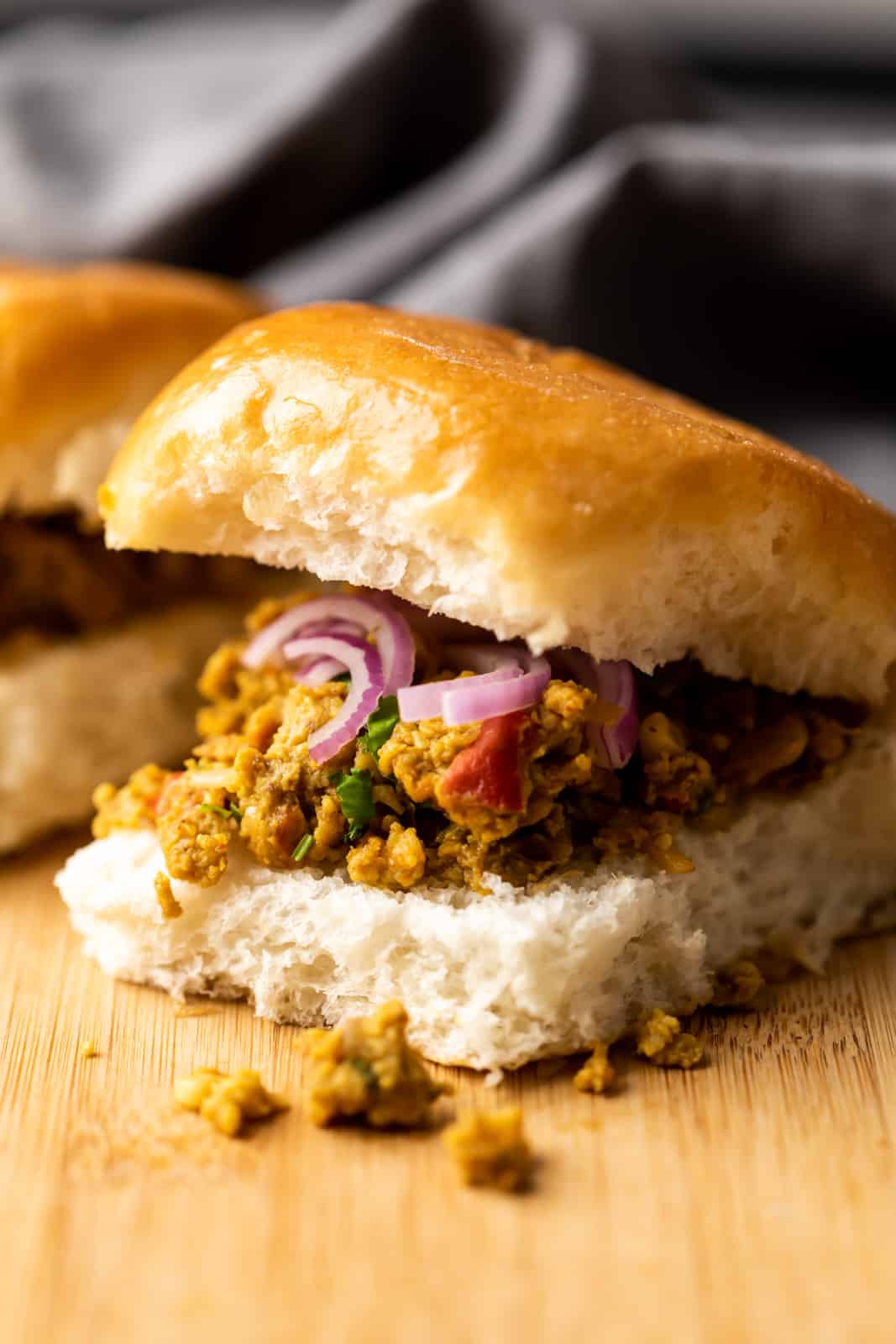 Egg Bhurji Hoagie