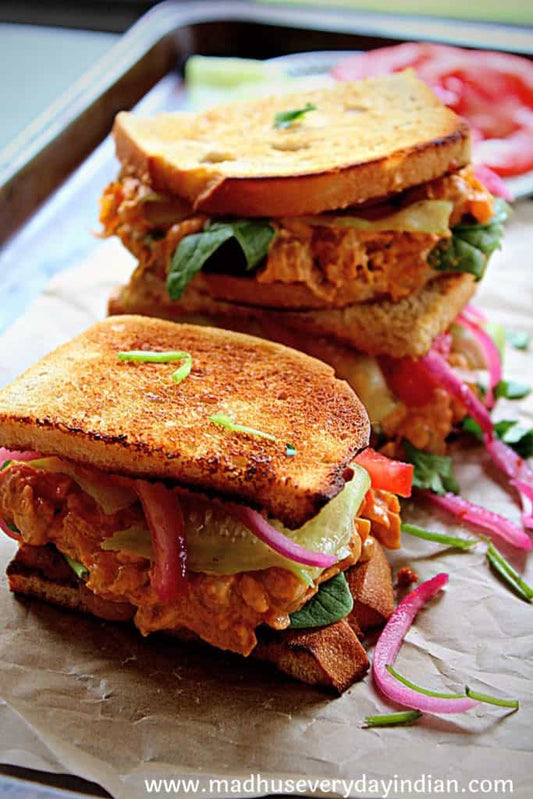 Paneer Bhurji Hoagie